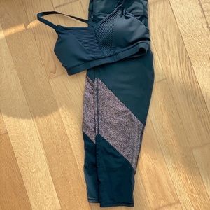 Fabletics set - crop leggings & bra